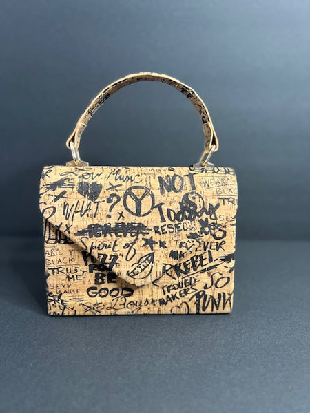 Tiff Clear Graffiti PVC Handbag – StepNPretty